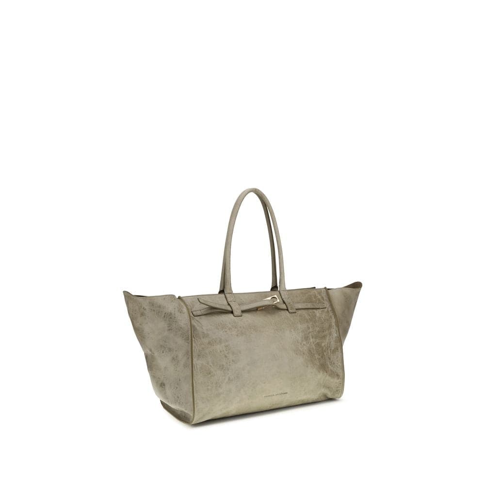 Benedetta Bruzziches Beige Calf Leather Bos Taurus Shoulder Bag - 2