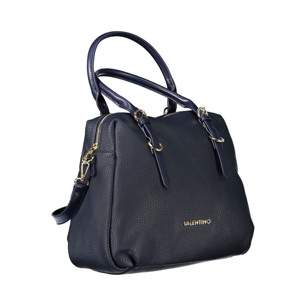 Mario Valentino Blue Polyurethane Women's Bag - 3