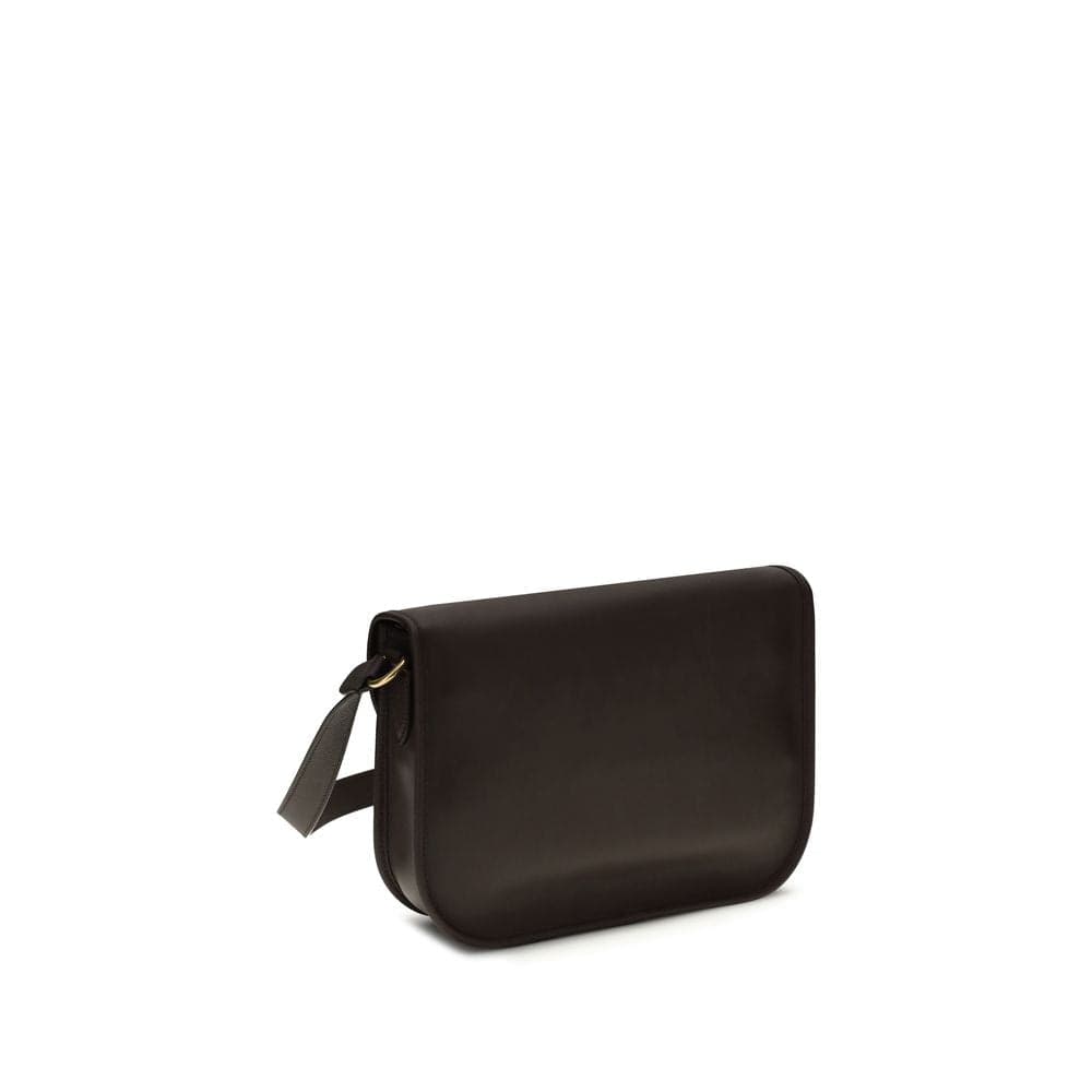 Valentino Garavani Brown Calf Leather Bos Taurus Shoulder Bag - 3
