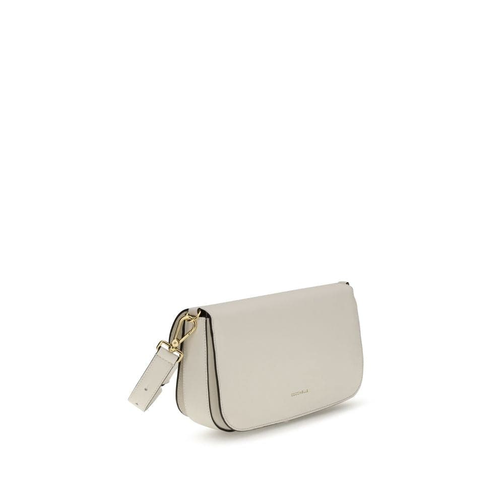 Coccinelle White Calf Leather Bos Taurus Shoulder Bag - 3