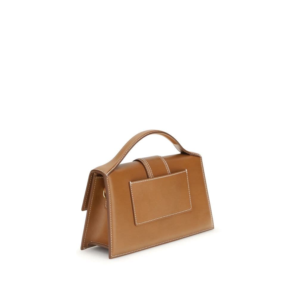 Jacquemus Brown Calf Leather Bos Taurus Handbag - 3