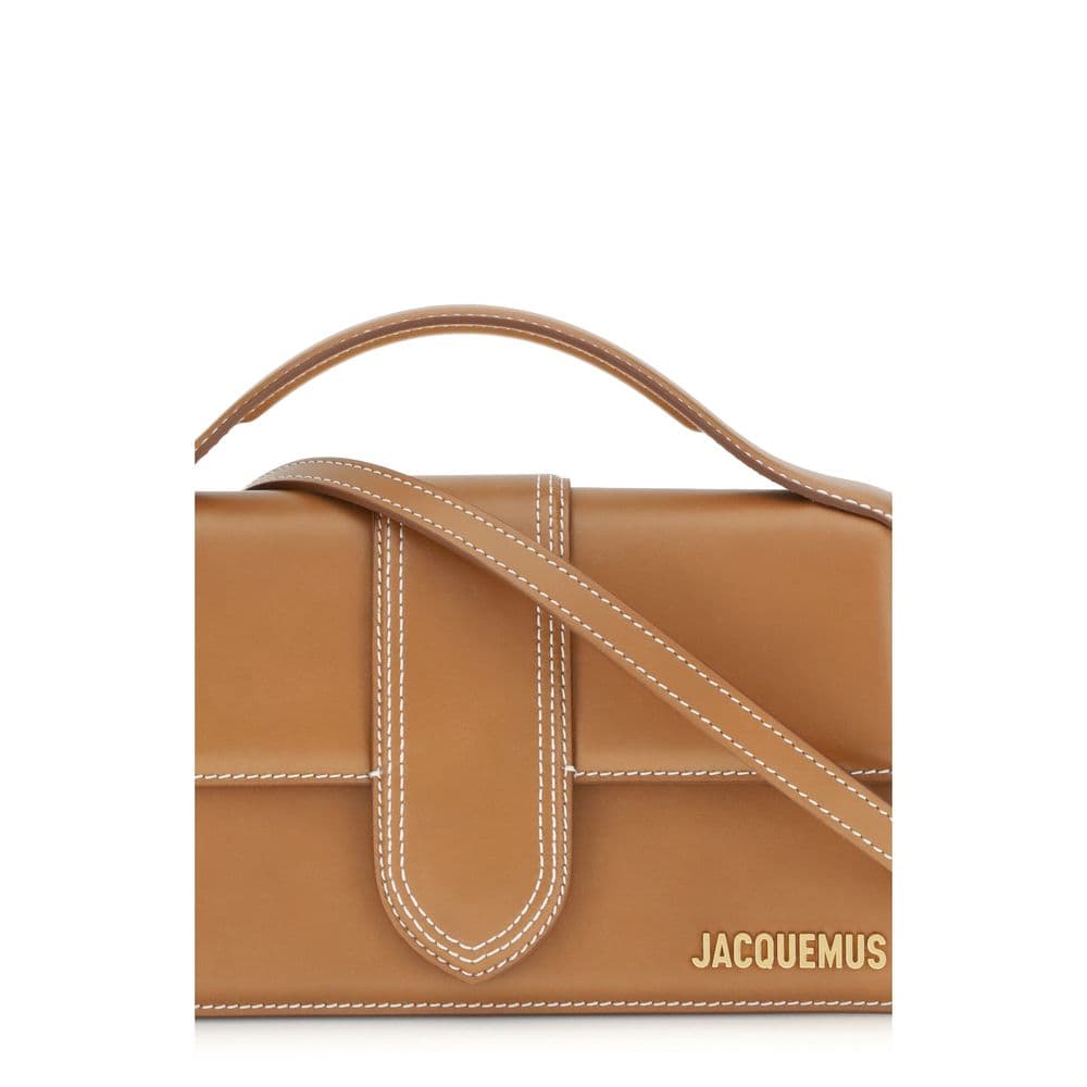 Jacquemus Brown Calf Leather Bos Taurus Handbag - 4