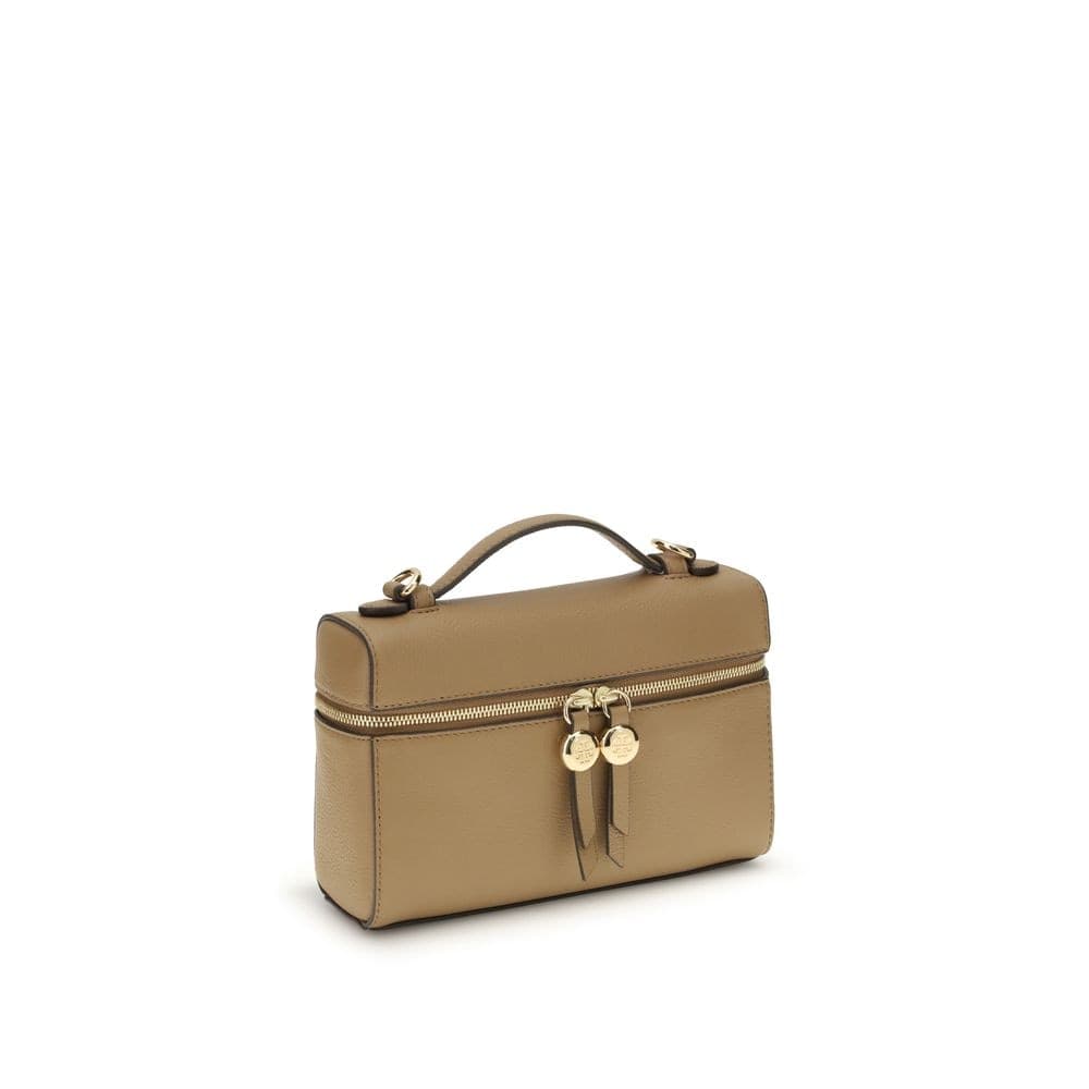 Tory Burch Beige Calf Leather Bos Taurus Shoulder Bag - 2