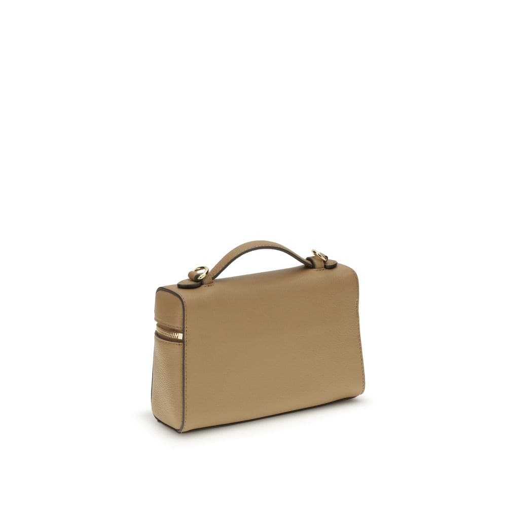 Tory Burch Beige Calf Leather Bos Taurus Shoulder Bag - 3