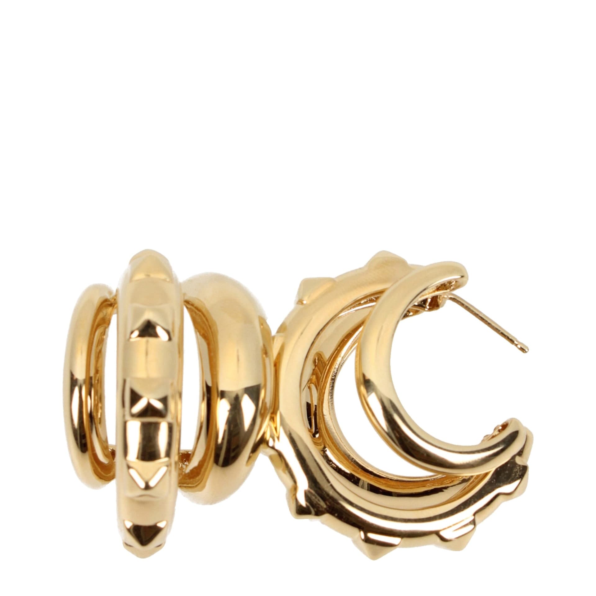 Valentino Garavani Gold Metal Earrings - 2