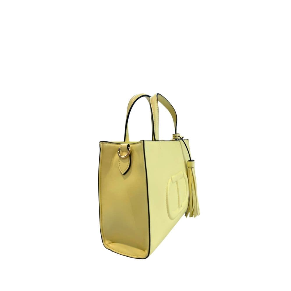 Twinset Yellow PU Women Handbag - 2