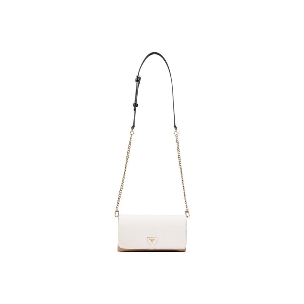 Guess Beige Polyethylene Clutch Bag - 2