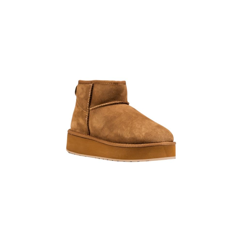 EMU Australia Beige Leather Ankle Boots - 2