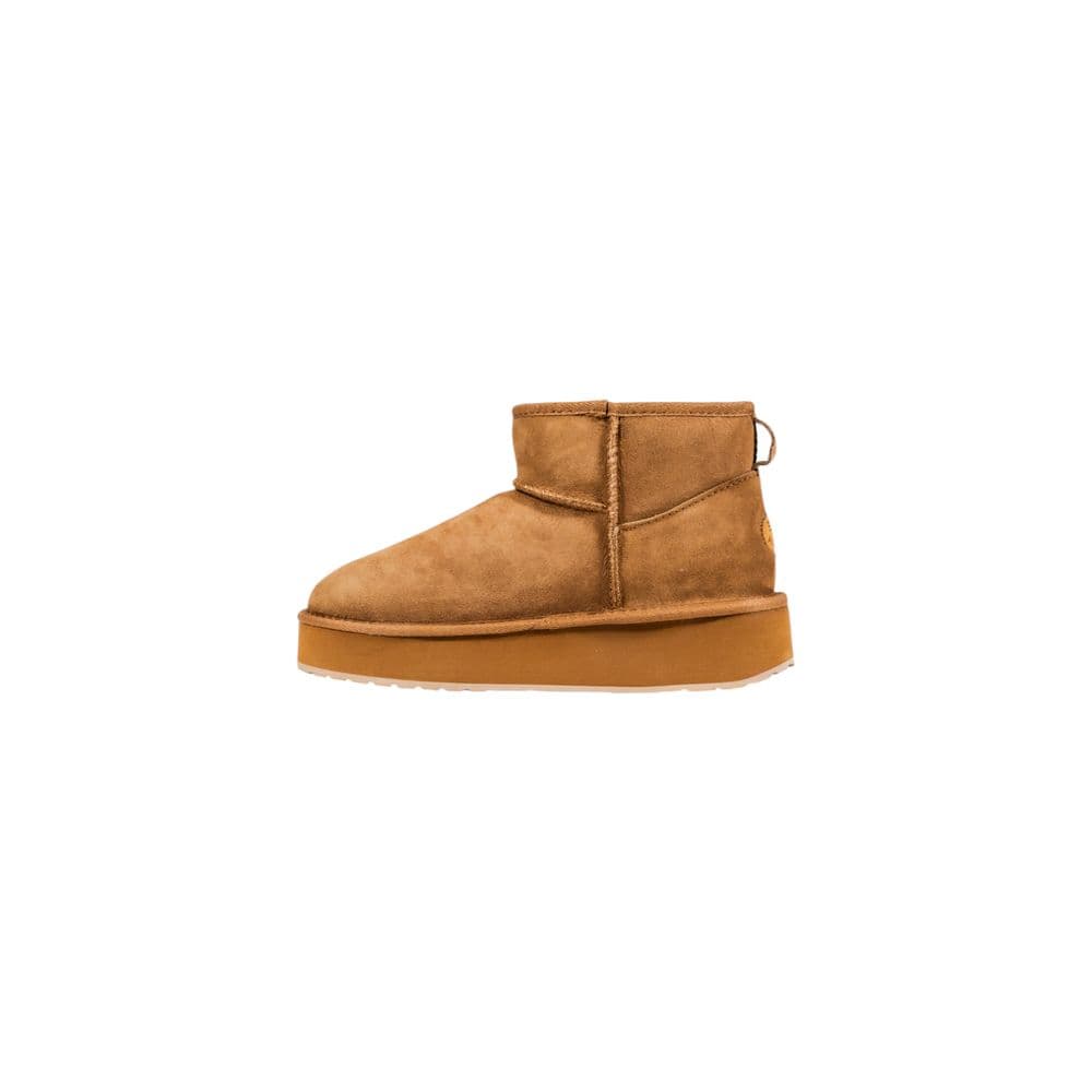 EMU Australia Beige Leather Ankle Boots - 3