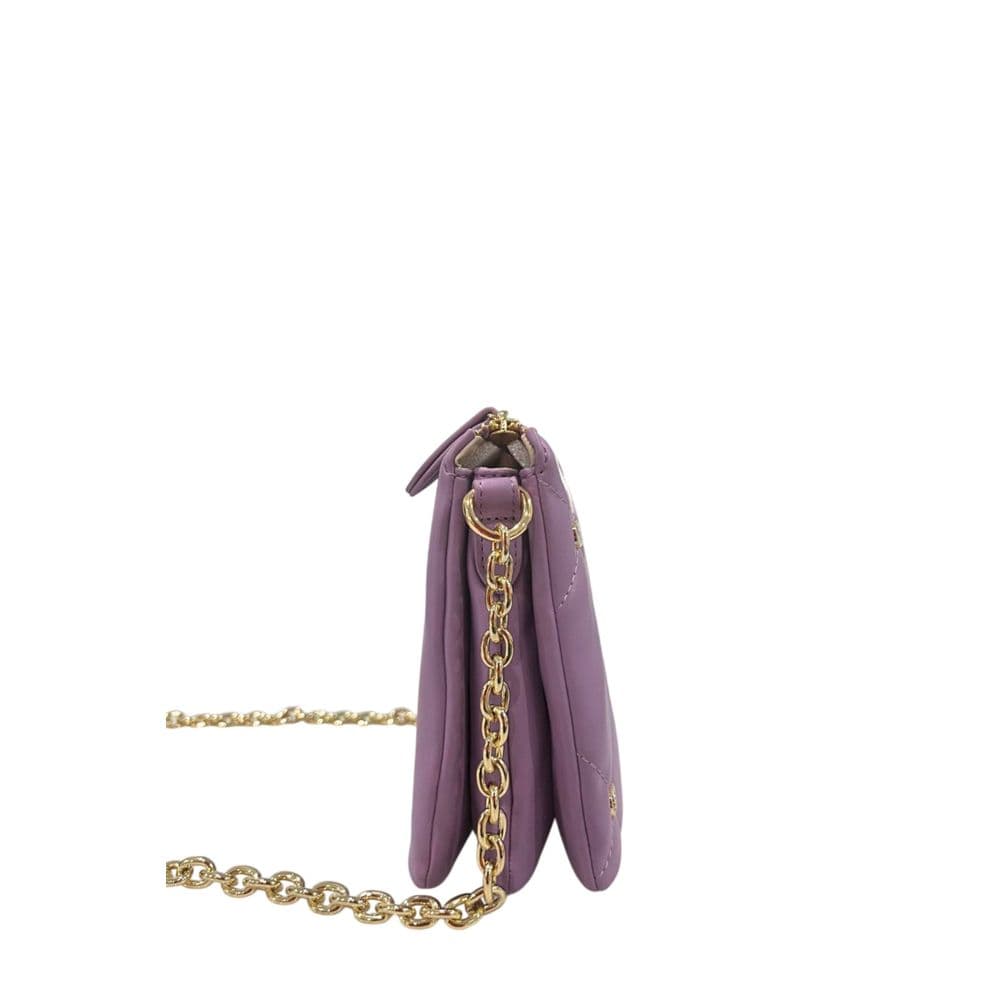 Twinset Purple Faux Leather Women Crossbody Bag - 5