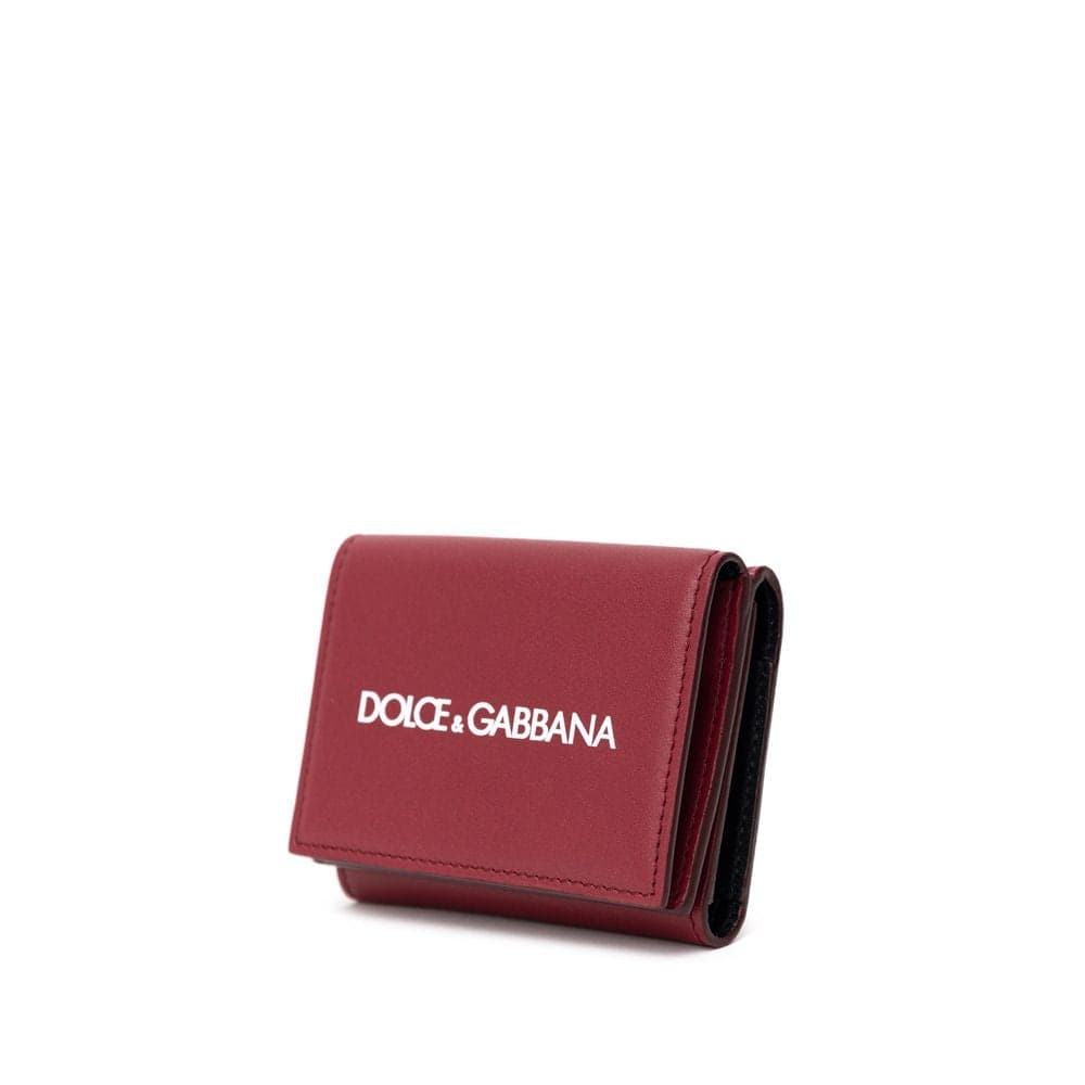 Dolce & Gabbana Red Calfskin Wallet - 3