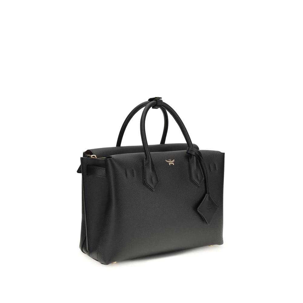 MCM Black Calf Leather Bos Taurus Handbag - 2
