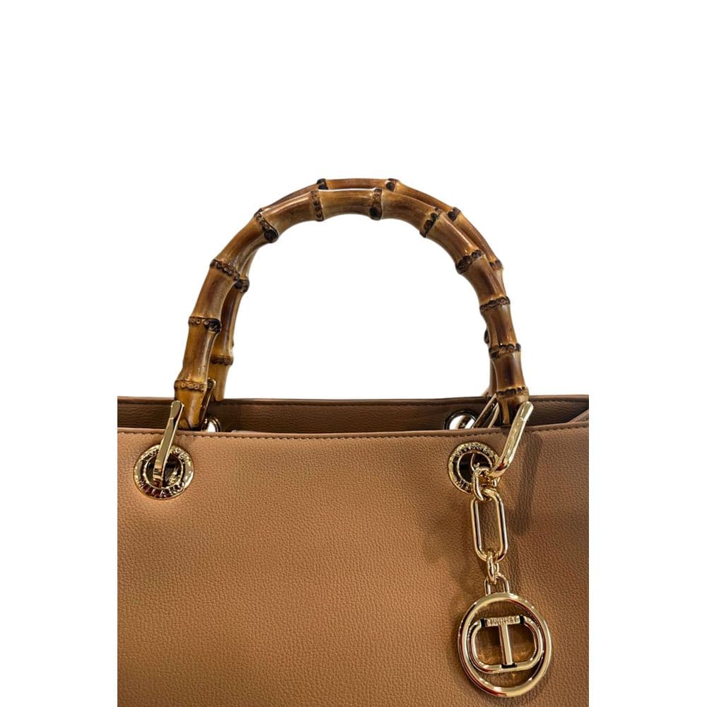 Twinset Brown PU Women Handbag - 5