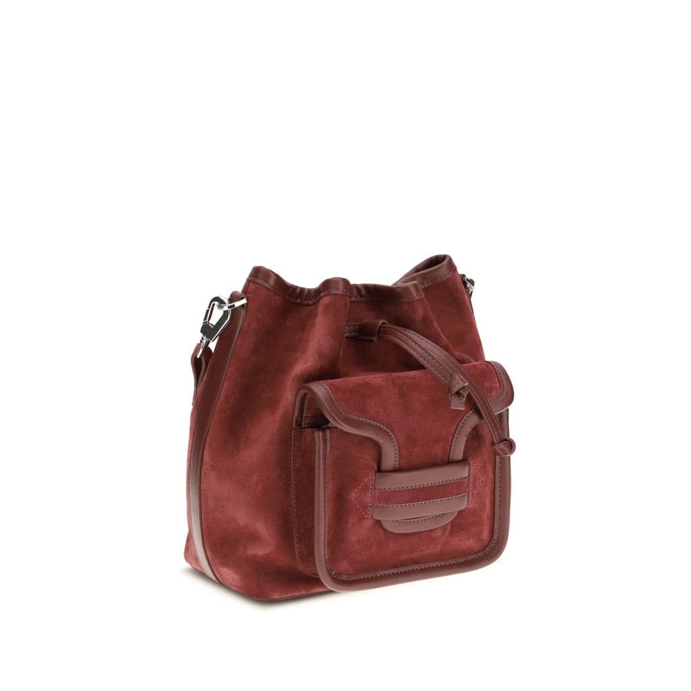 Pierre Hardy Bordeaux Calf Leather Bos Taurus Backet Bag - 2