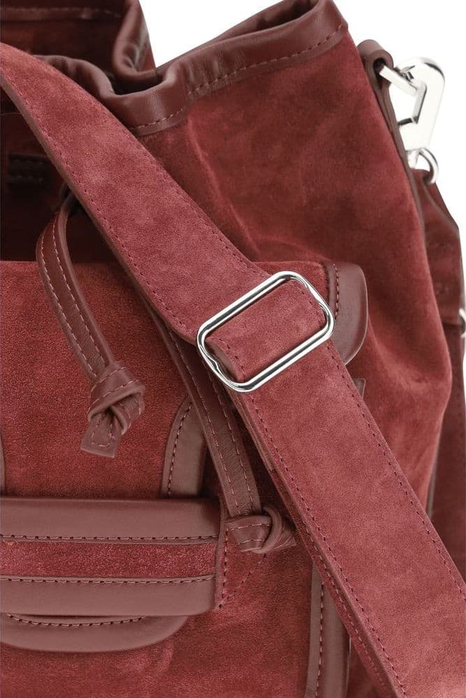 Pierre Hardy Bordeaux Calf Leather Bos Taurus Backet Bag - 4