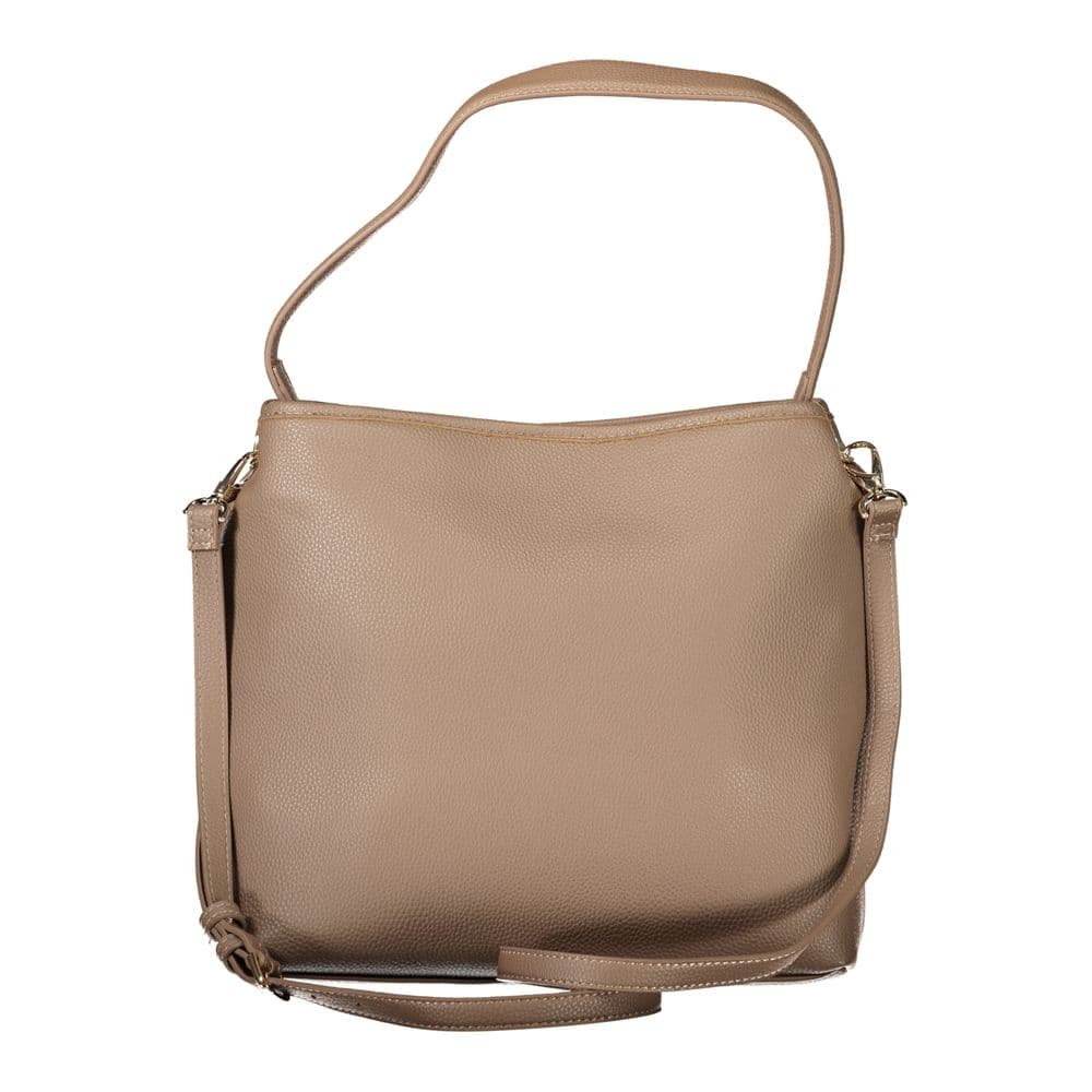 Mario Valentino Brown Polyurethane Women's Bag - 2