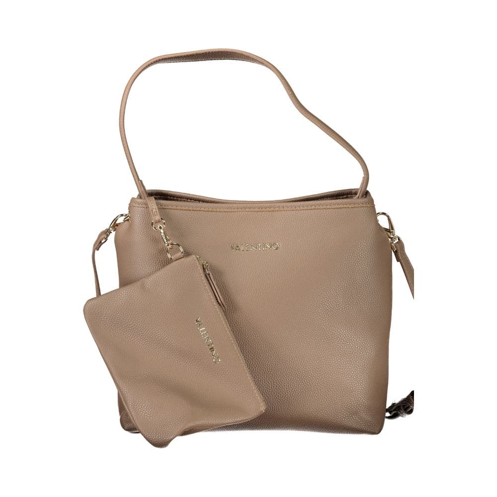 Mario Valentino Brown Polyurethane Women's Bag - 3
