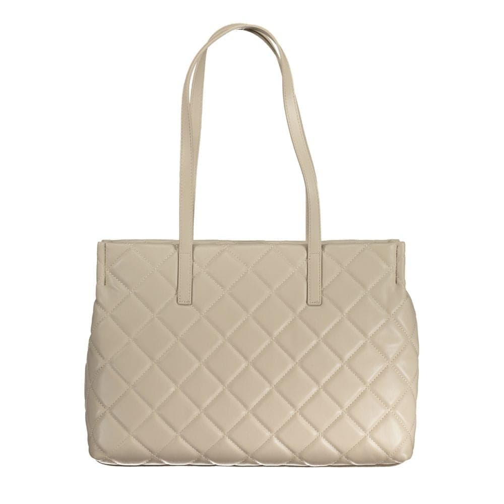 Mario Valentino Beige Polyurethane Womens Bag - 2