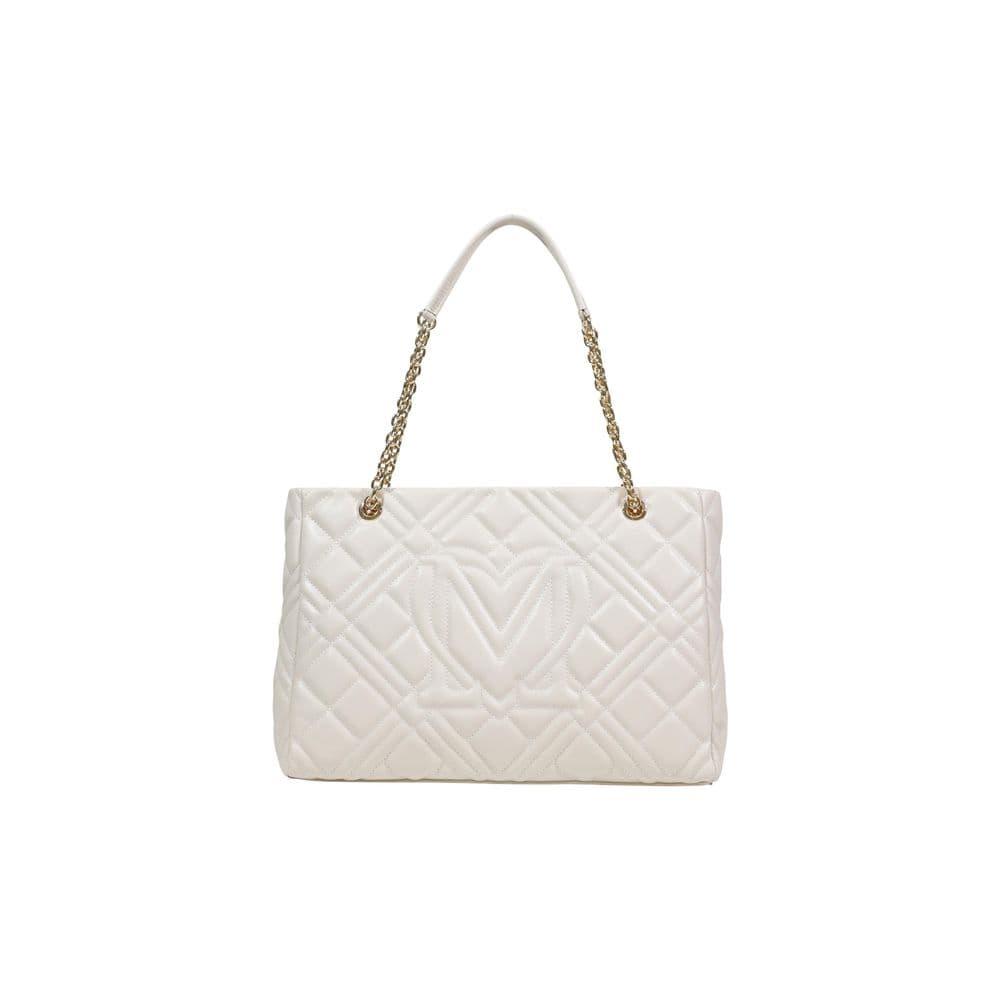 Love Moschino Beige Polyethylene Handbag - 3