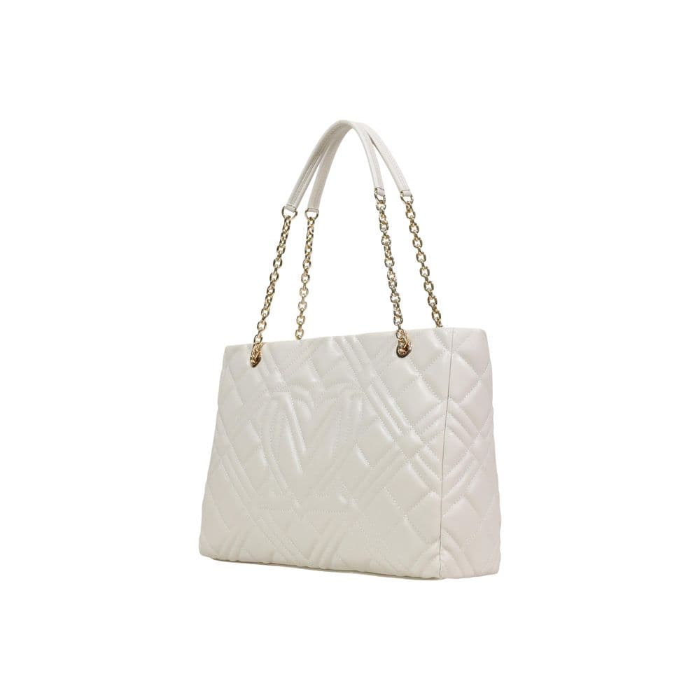Love Moschino Beige Polyethylene Handbag - 4