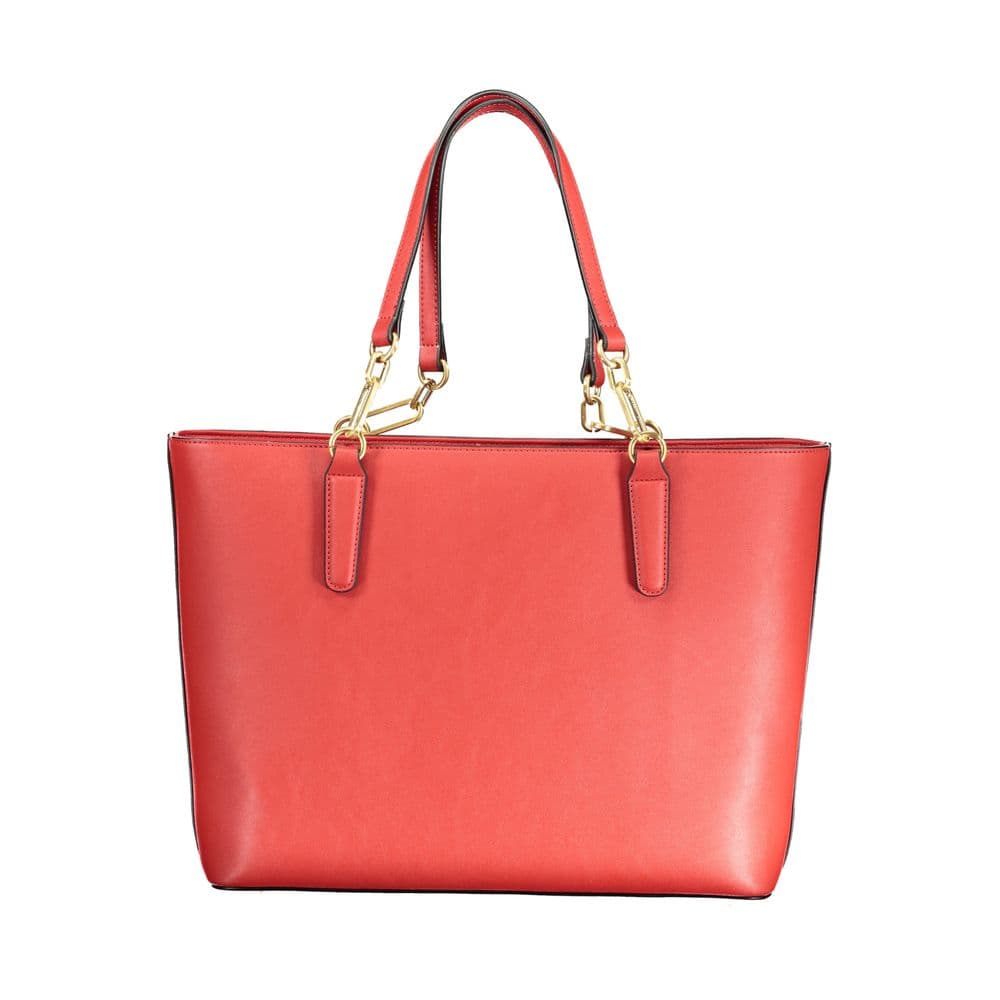 Mario Valentino Rosso Polyurethane Women's Bag - 3