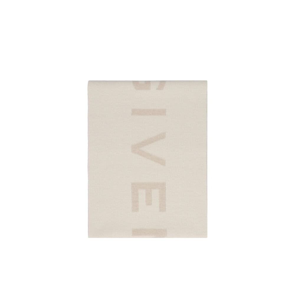 Givenchy Beige Cashmere Scarf - 2