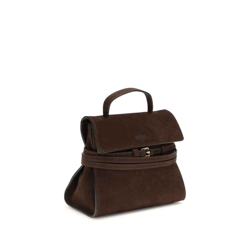 Moschino Brown Calf Leather Bos Taurus Handbag - 2