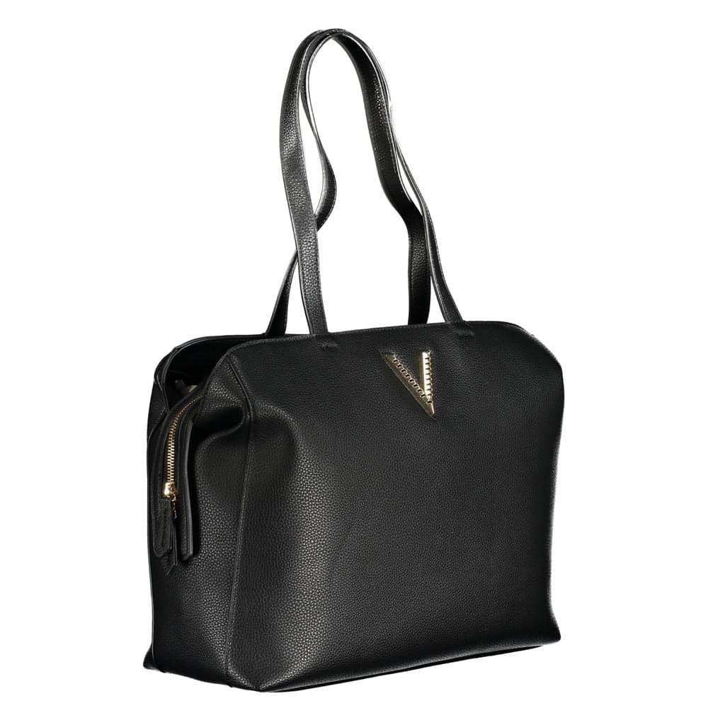 Mario Valentino Black Polyurethane Women's Bag - 3