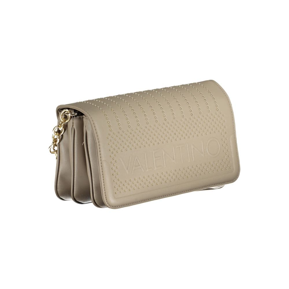 Mario Valentino Beige Polyurethane Women Bag - 3