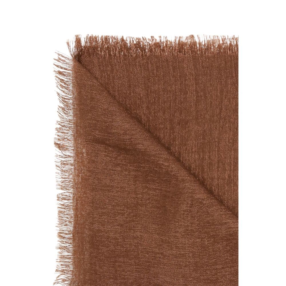 Brunello Cucinelli Brown Cashmere Scarf - 3