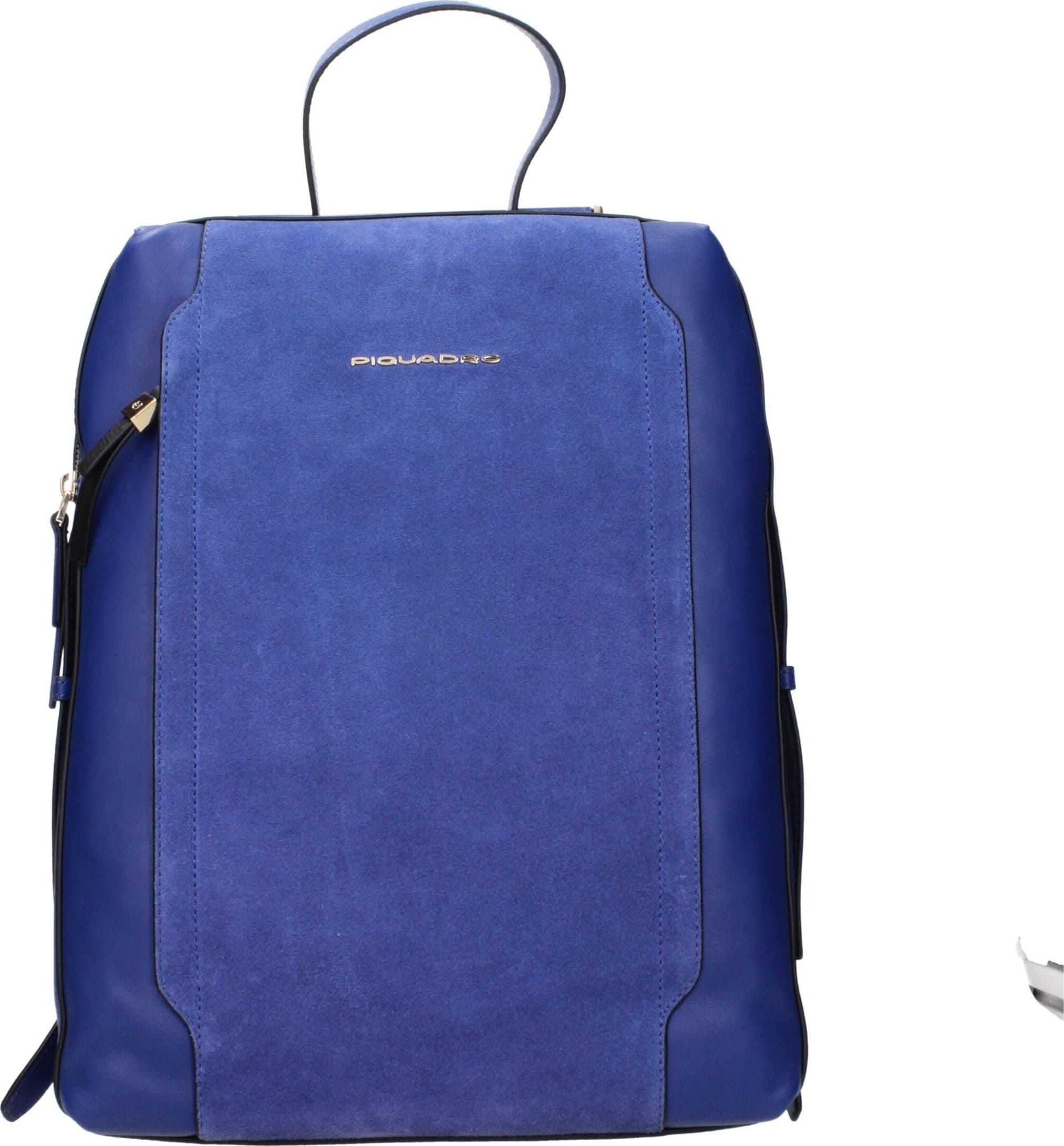 Piquadro Blue Leather Backpack