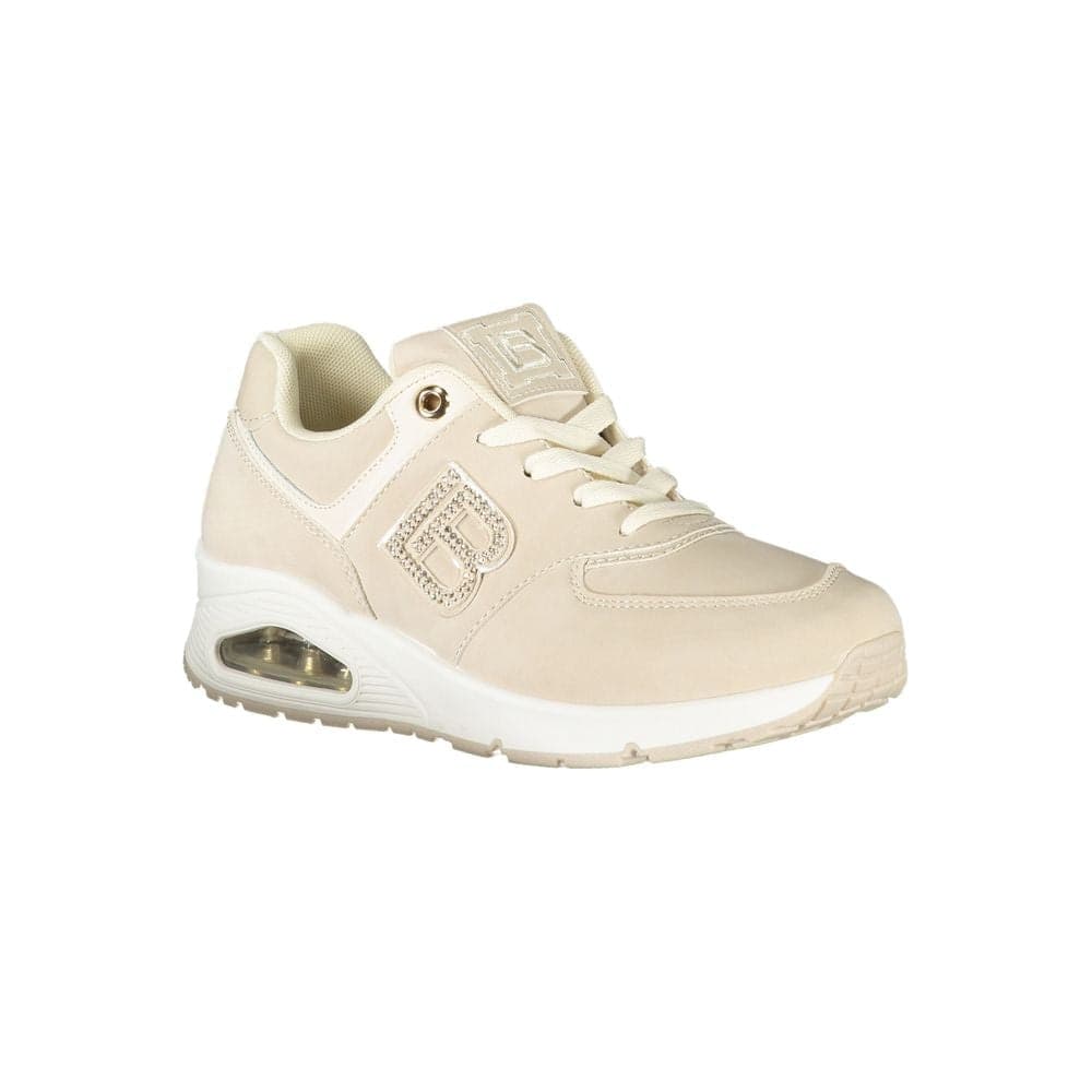 Laura Biagiotti Beige Polyurethane Women Sneaker - 2