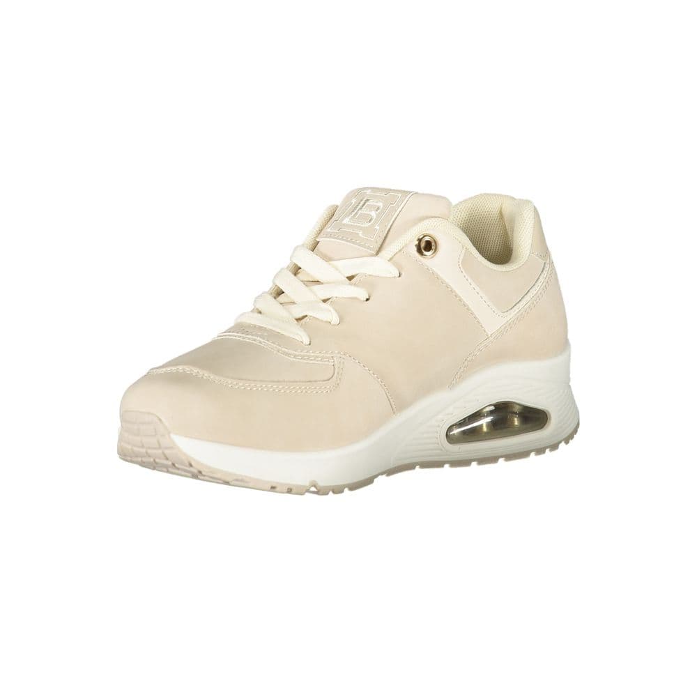 Laura Biagiotti Beige Polyurethane Women Sneaker - 3