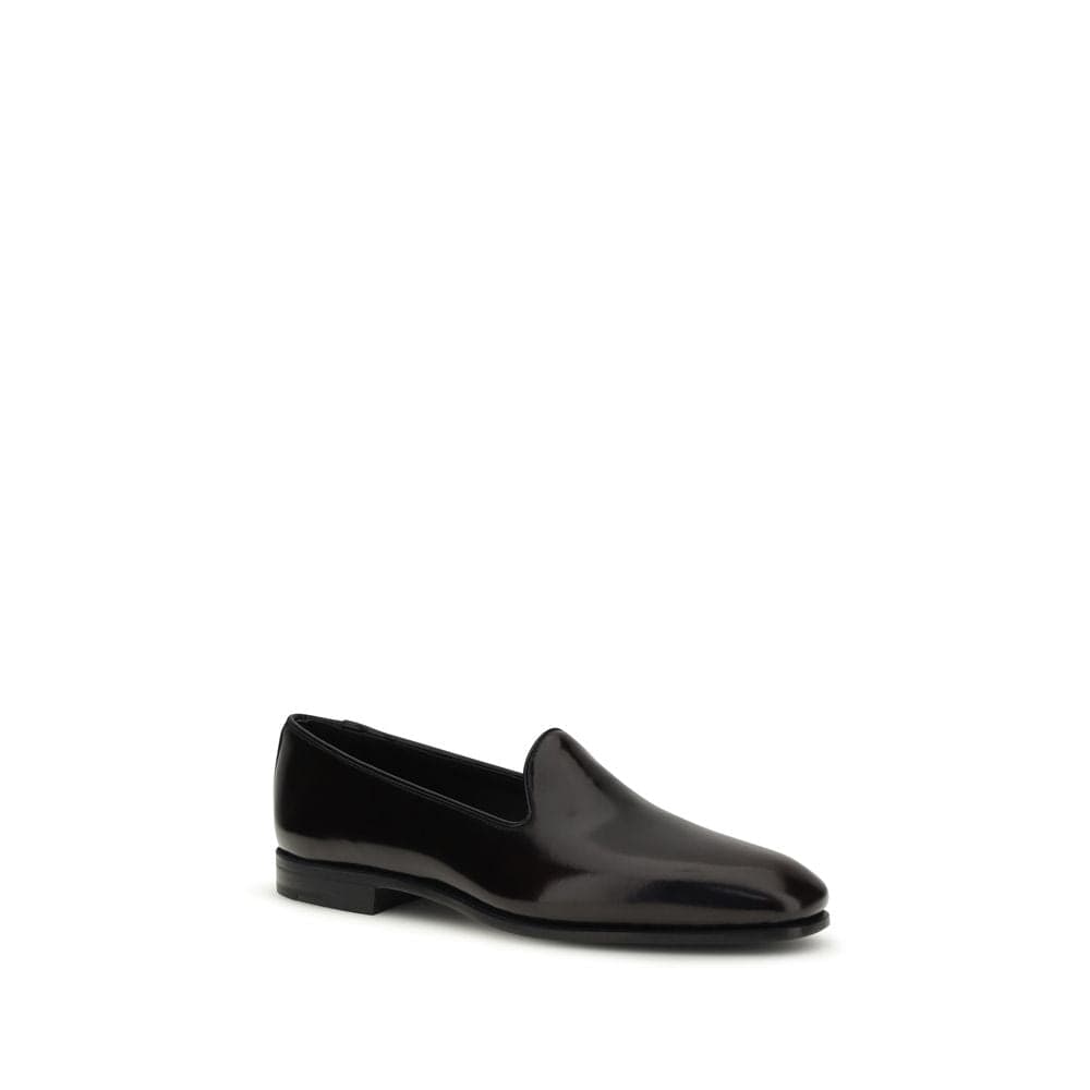 Church's Bordeaux Calf Leather Bos Taurus Slip-On Loafers - 2