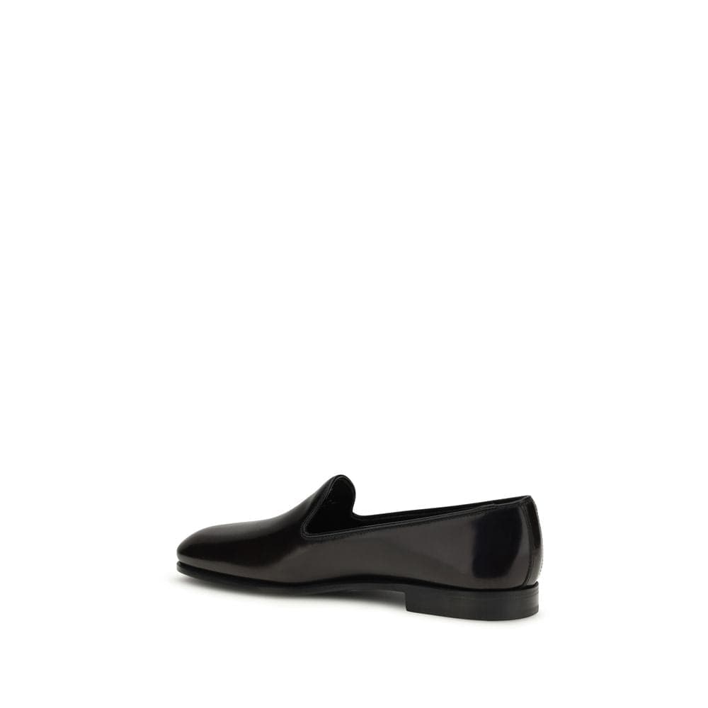 Church's Bordeaux Calf Leather Bos Taurus Slip-On Loafers - 3