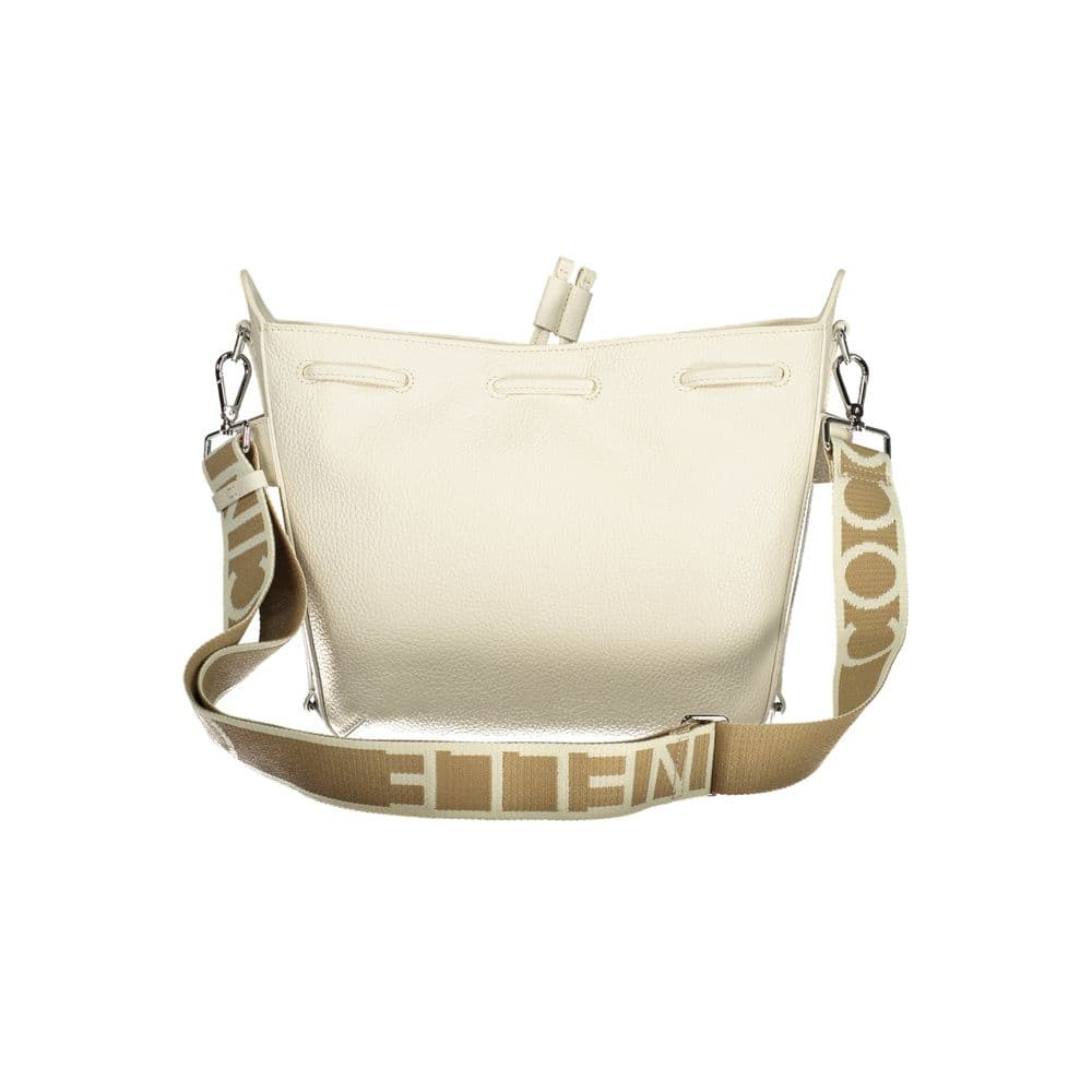 Coccinelle Bianco Leather Women Handbag - 2