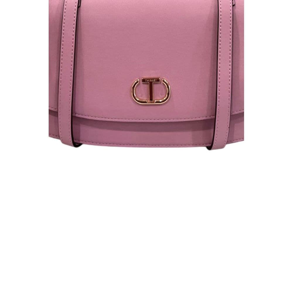 Twinset Pink PU Women Shoulder Bag - 6