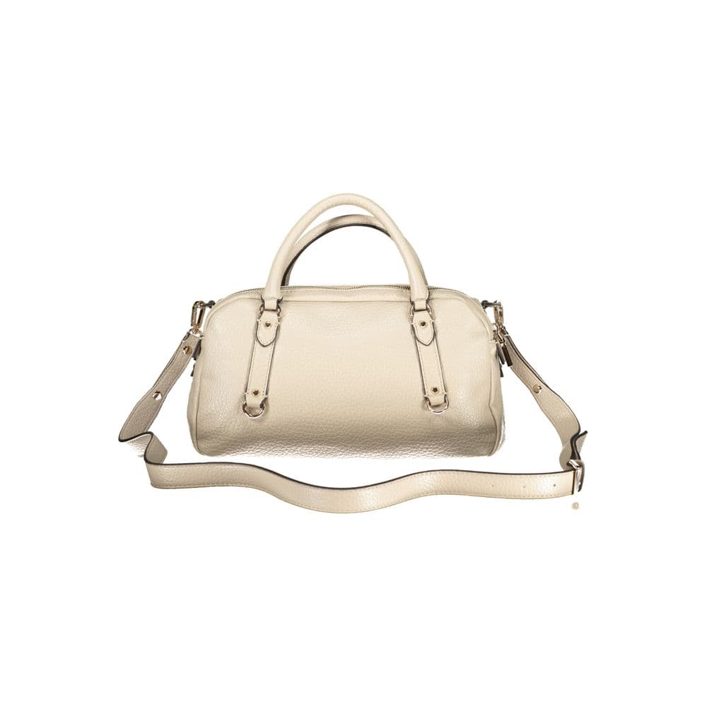 Guess Jeans Beige Polyurethane Women's Handbag - 2