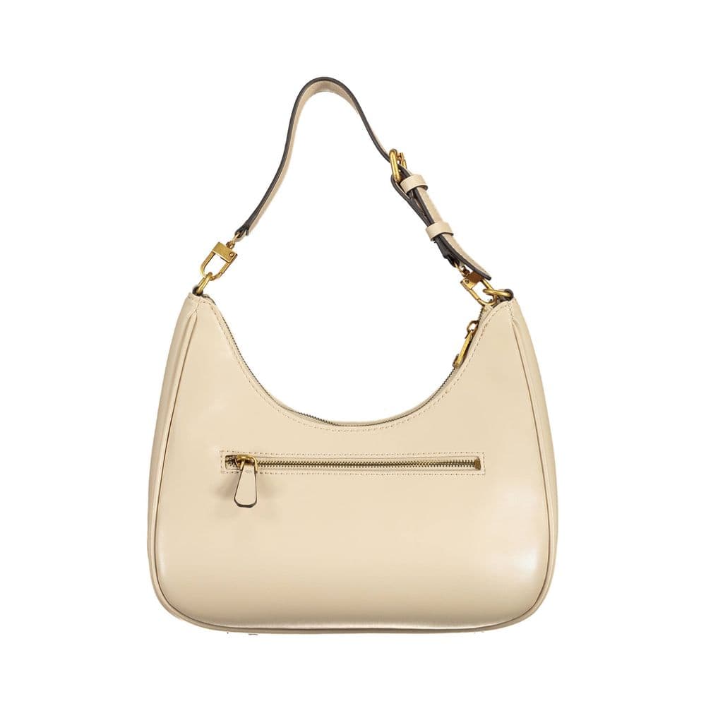 Guess Jeans Beige Polyurethane Women's Shoulder Bag - 2