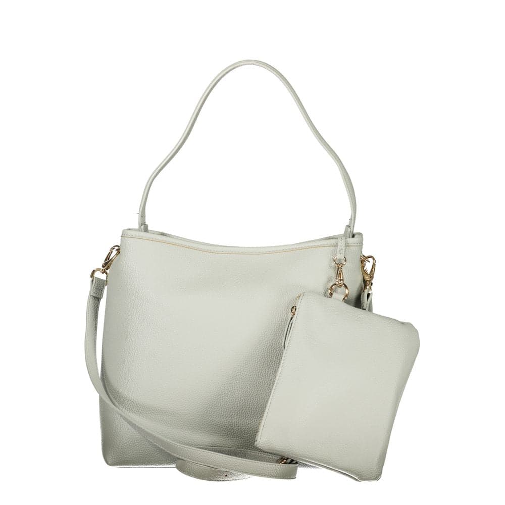 Mario Valentino Grey Polyurethane Women's Bag - 2