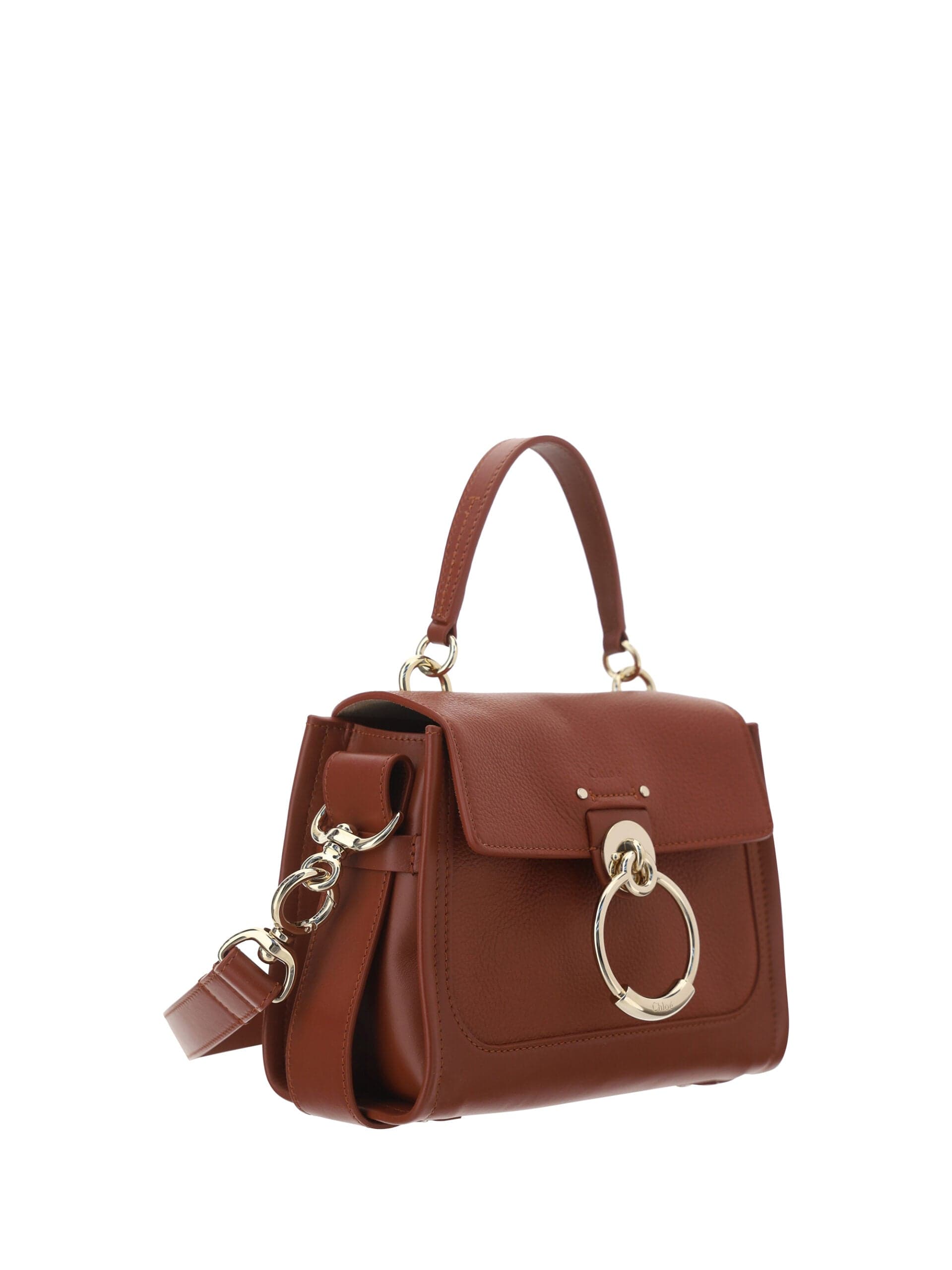 Chloé Brown Calf Leather Tess Handbag - 2