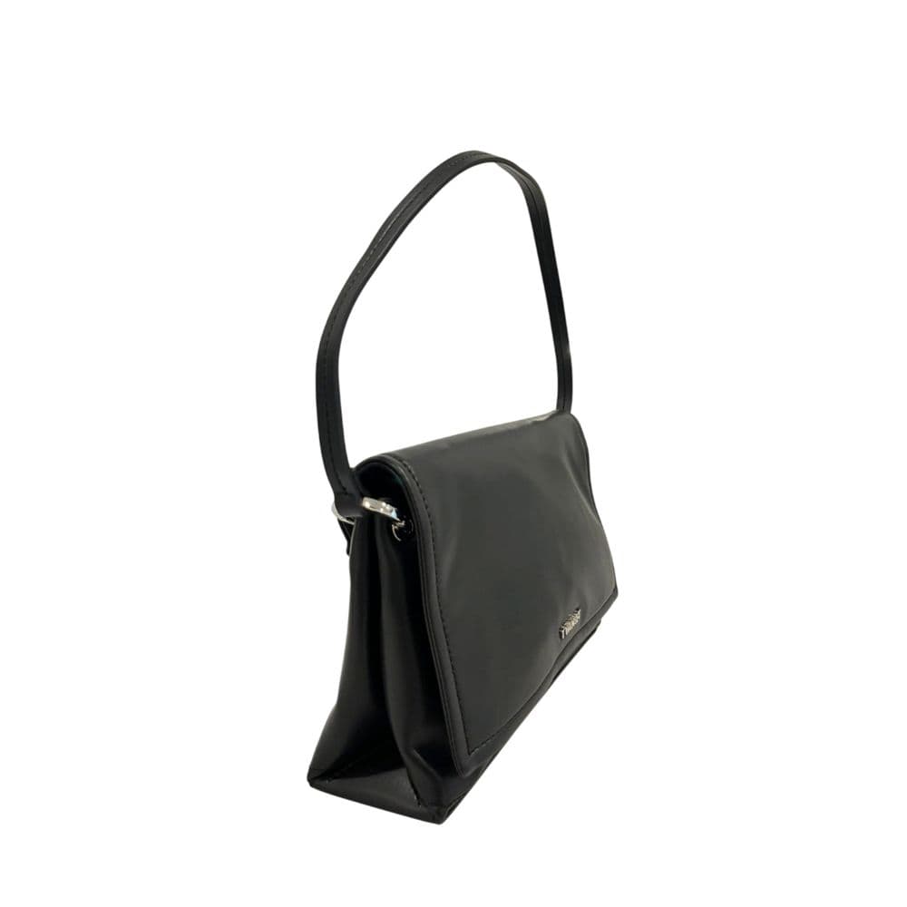 Twinset Black PU Women Shoulder Bag - 2