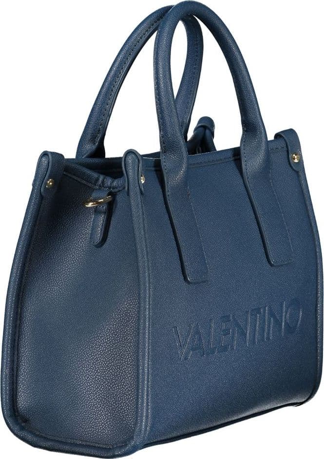 Mario Valentino Blue Polyurethane Women's Bag - 3