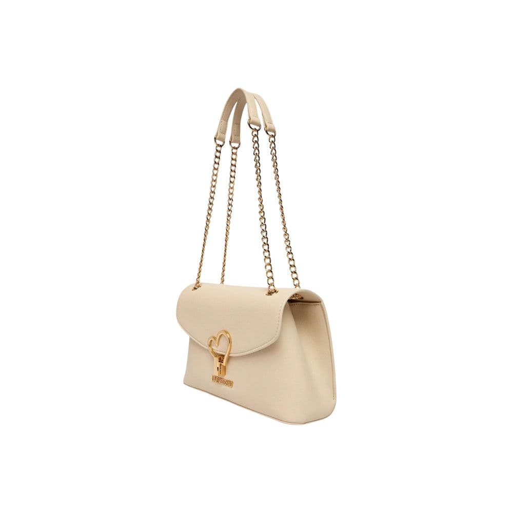 Love Moschino Beige Polyethylene Handbag - 4