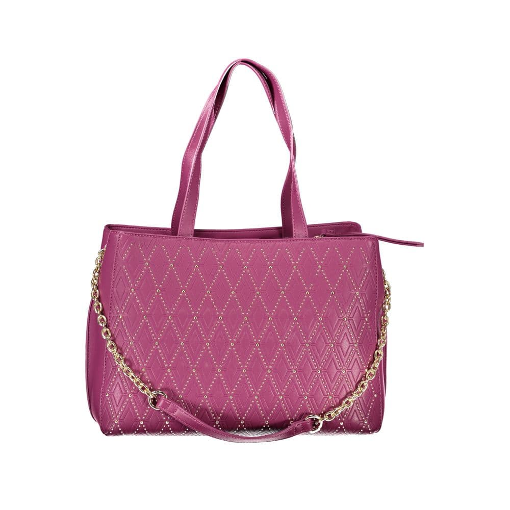 Mario Valentino Purple Polyurethane Women's Bag - 2
