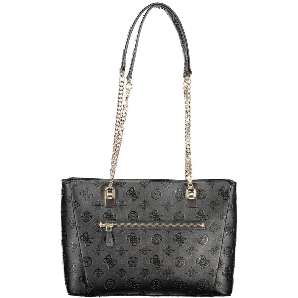 Guess Jeans Nero Poliuretano Women Handbag - 2