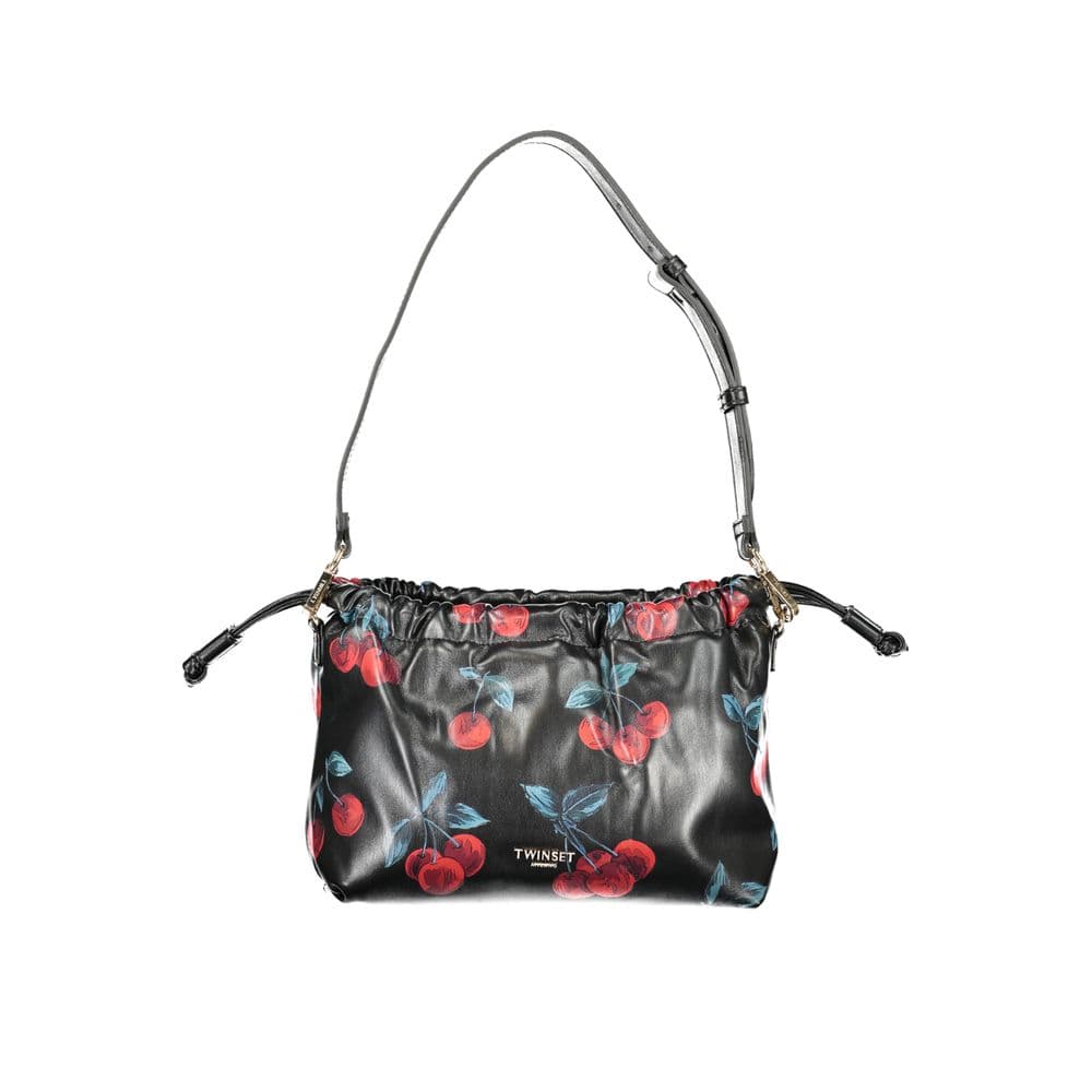 Twinset Black Polyurethane Women's Shoulder Bag - 3
