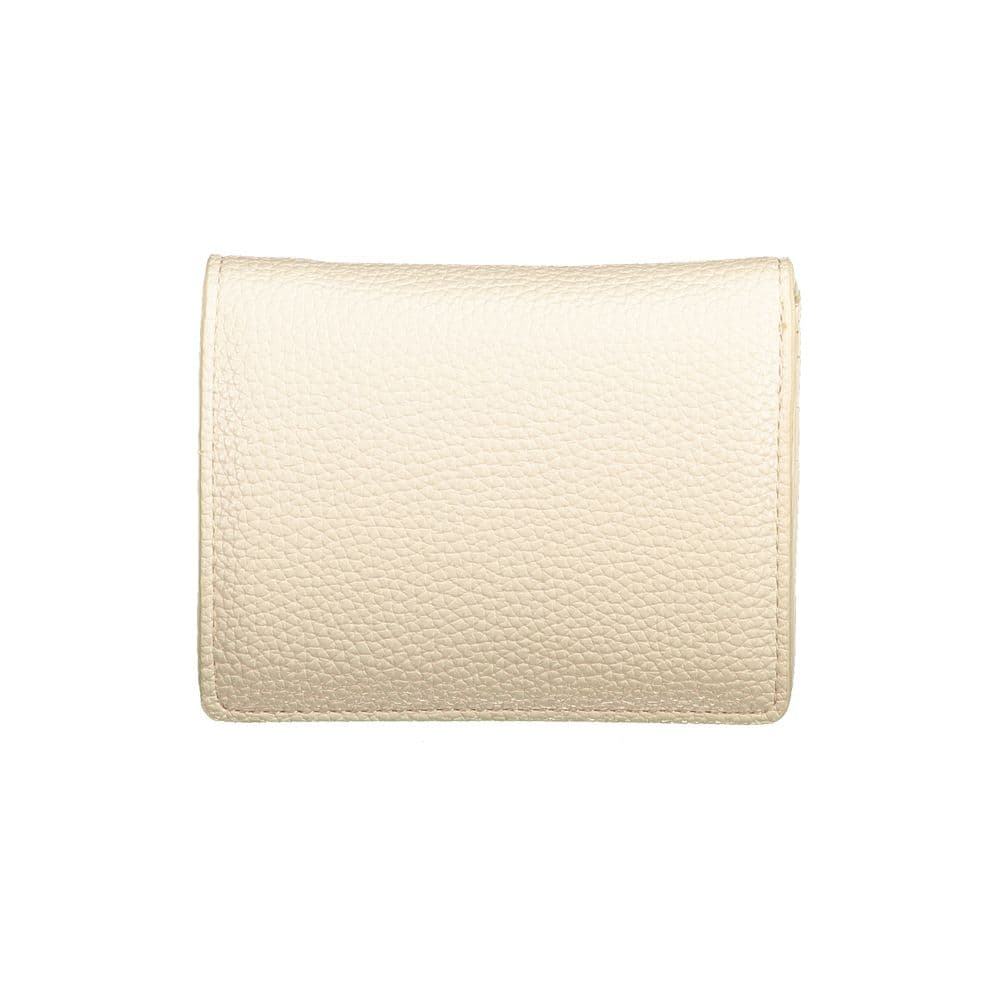 Mario Valentino Beige Polyurethane Women's Wallet - 2