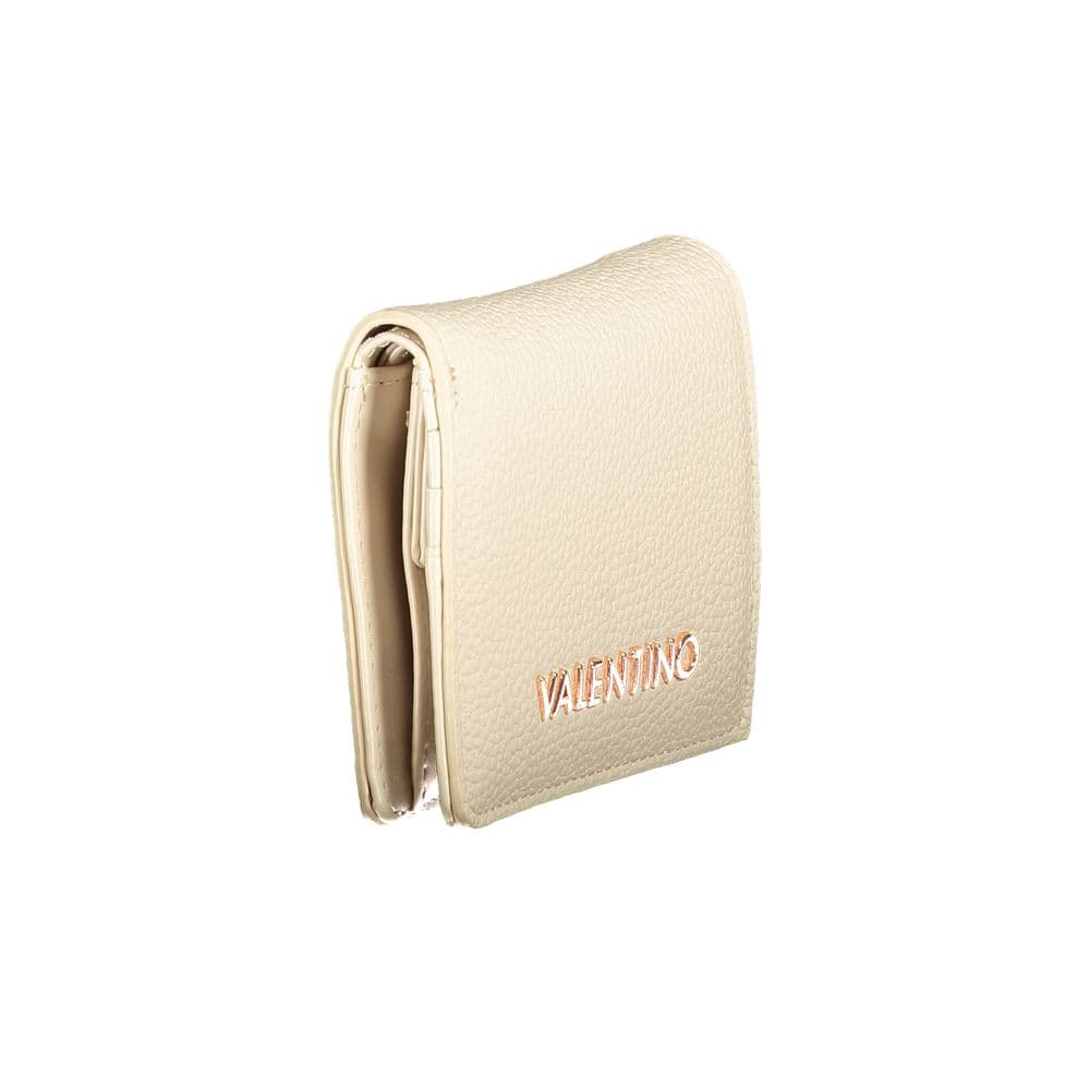 Mario Valentino Beige Polyurethane Women's Wallet - 3
