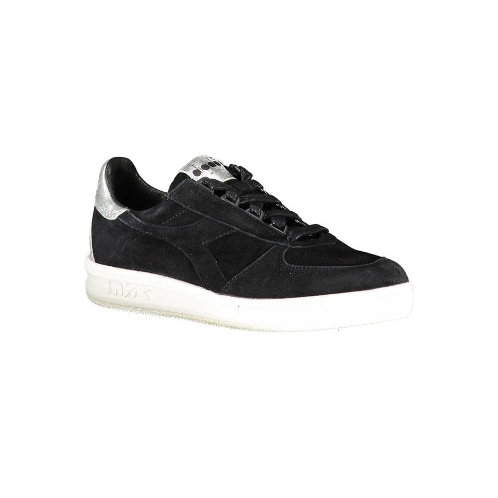 Diadora Black Leather Women Sneaker - 2